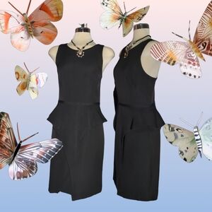 Luxury Black Sleeveless Formal dress Size M